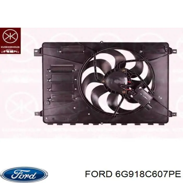 Difusor do radiador de esfriamento, montado com motor e roda de aletas Ford 6G918C607PE preço, a partir de 175,67 USD