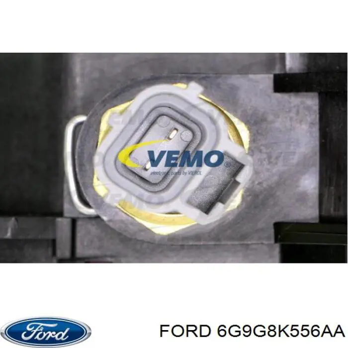 6G9G8K556AA Ford Flange do sistema de esfriamento (união em T)