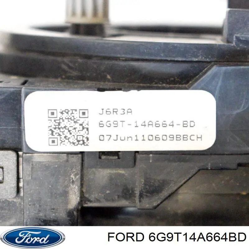 Compre 6G9T14A664BD Ford Anel AIRBAG de contato, cabo plano do volante