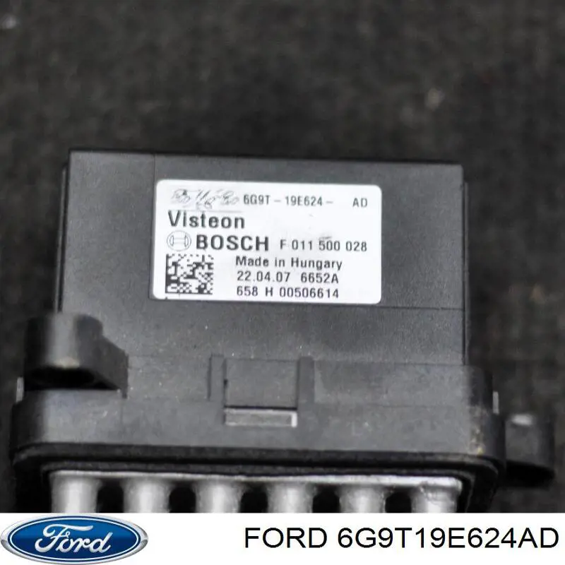 Resistor (resistência) de ventilador de forno (de aquecedor de salão) Ford 6G9T19E624AD preço, a partir de 33,32 USD