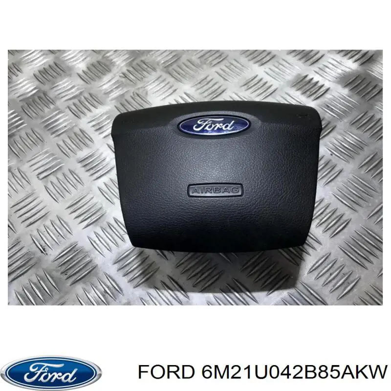 6M21U042B85AKW Ford Cinto de segurança (AIRBAG) de condutor