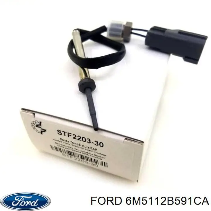 6M5112B591CA Ford Sensor de temperatura dos gases de escape (GE), no catalisador