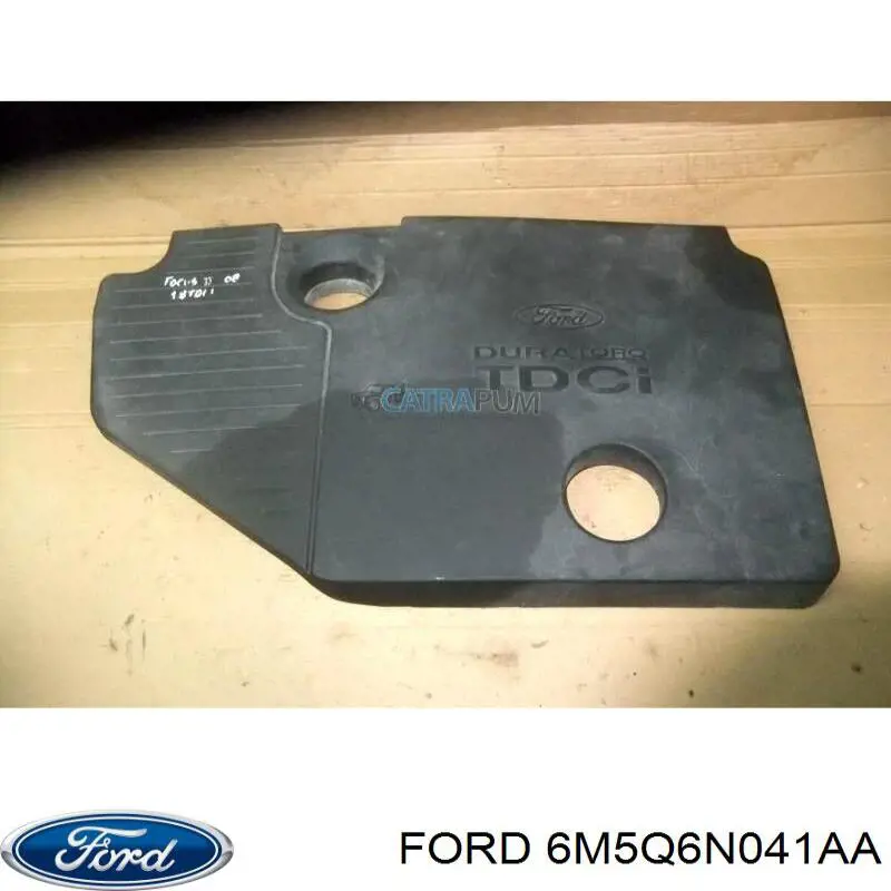 6M5Q6N041AA Ford Tampa de motor decorativa