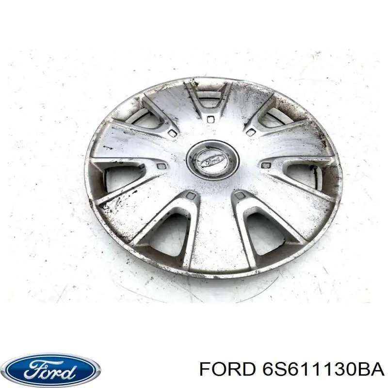 6S611130BA Ford Coberta de disco de roda
