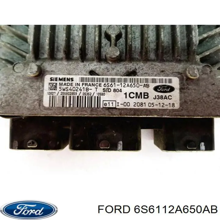 6S6112A650AB Ford 