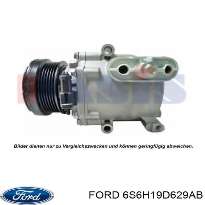 Compressor de aparelho de ar condicionado Ford 6S6H19D629AB preço, a partir de 137,91 USD