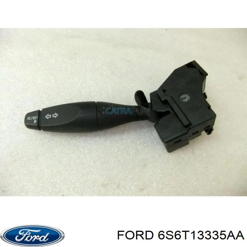 6S6T13335AA Ford Comutador esquerdo instalado na coluna da direção