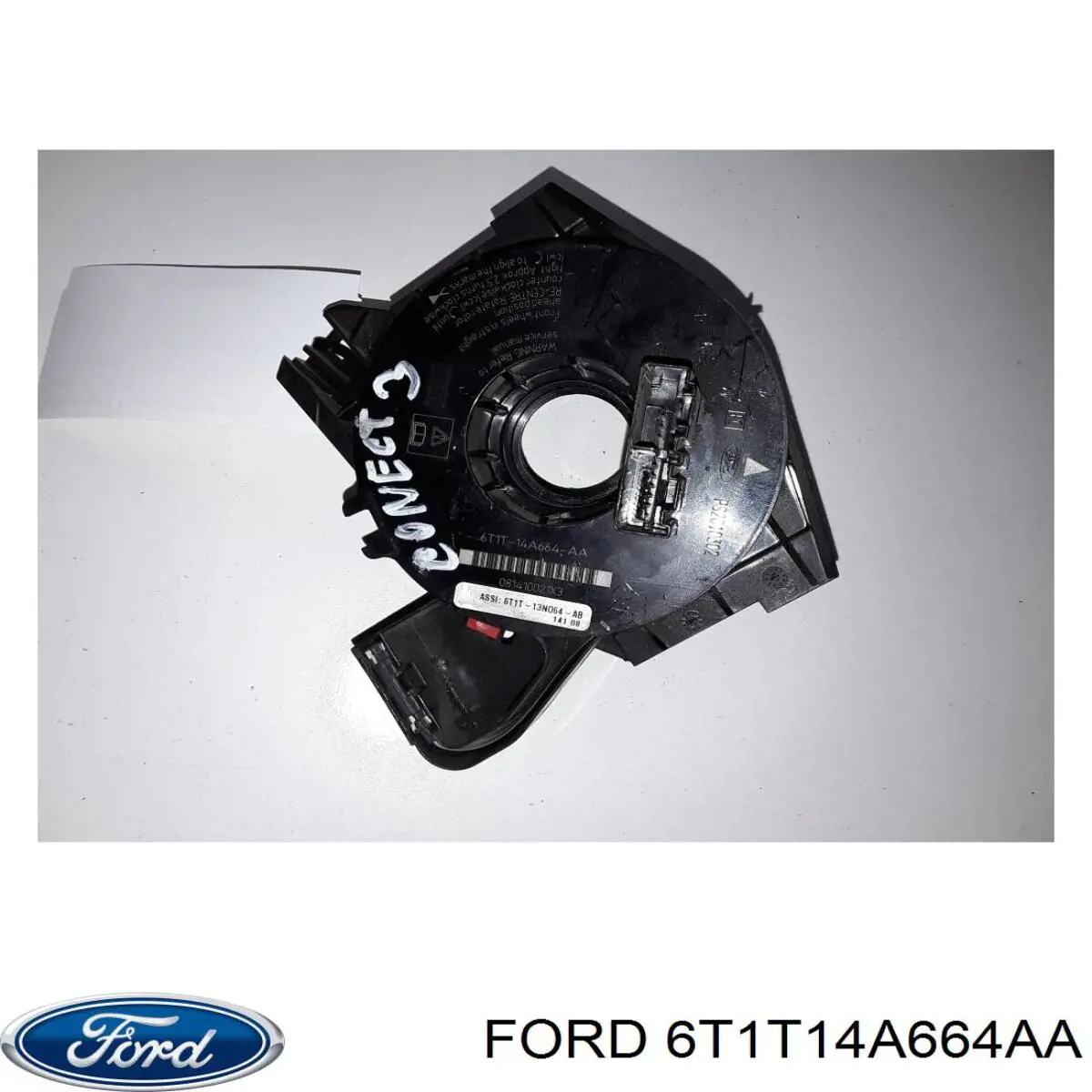 6T1T14A664AA Ford Anel AIRBAG de contato, cabo plano do volante