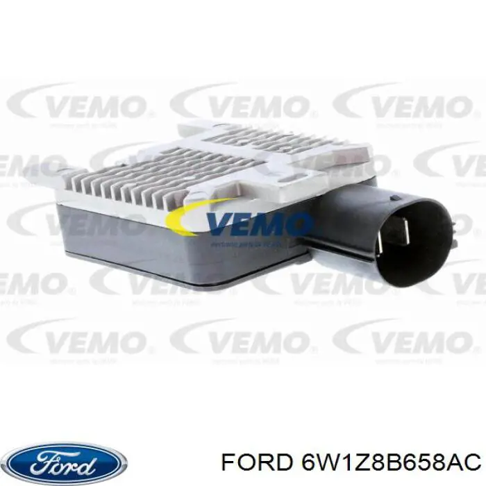Compre 6W1Z8B658AC Ford Regulador de revoluções de ventilador de esfriamento (unidade de controlo)