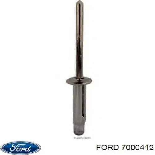 697356 Peugeot/Citroen Cápsula (prendedor) de fixação do forro do pára-choque do pára-lama dianteiro