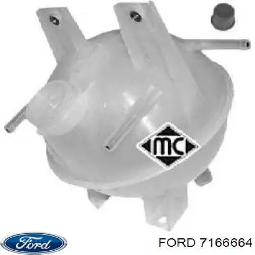 Compre 7166664 Ford Tanque de expansão do sistema de esfriamento