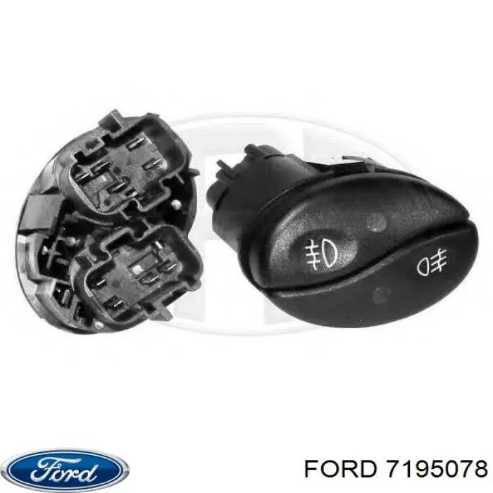 7195078 Ford Botão de ativação das luzes de nevoeiro
