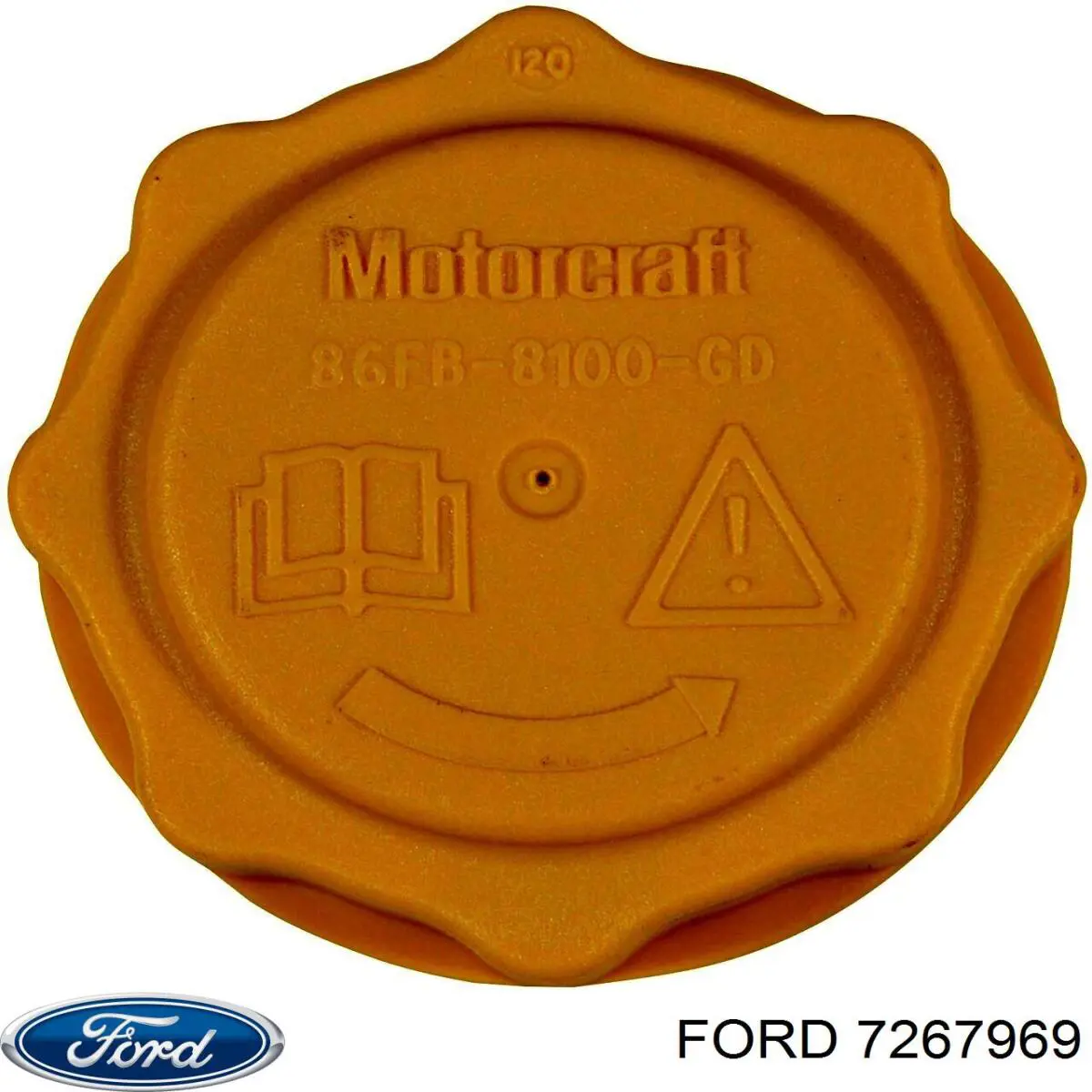 Compre 7267969 Ford Tampa (tampão) do tanque de expansão