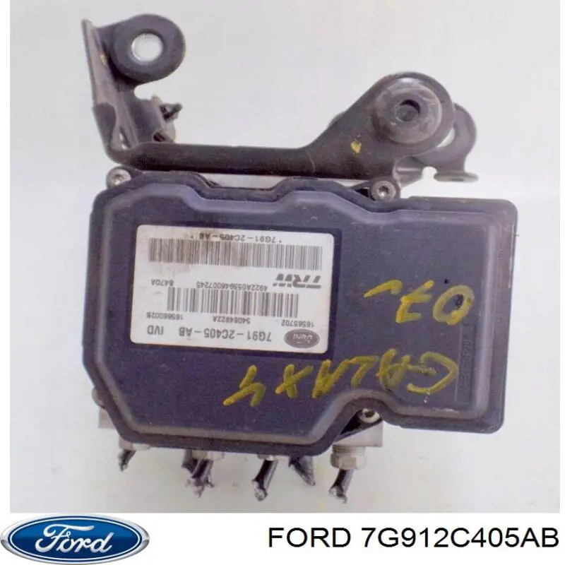 7G912C405AB Ford Unidade hidráulico de controlo ABS