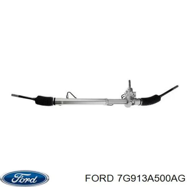 7G913A500AG Ford Cremalheira da direção