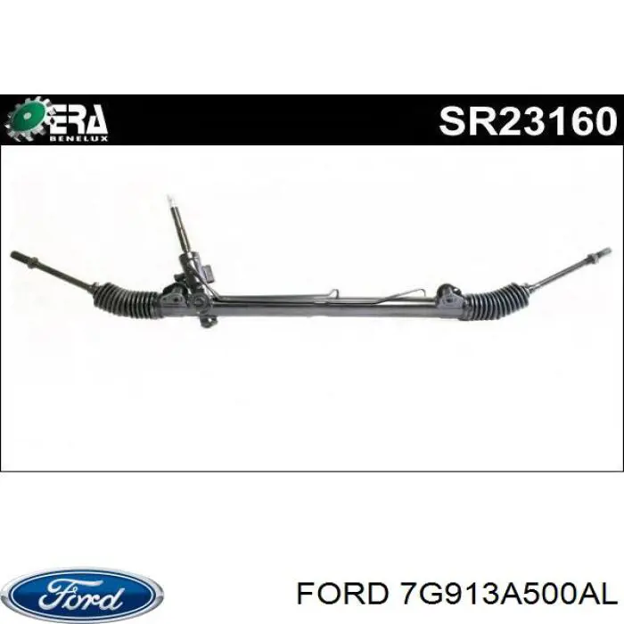 7G913A500AL Ford Cremalheira da direção