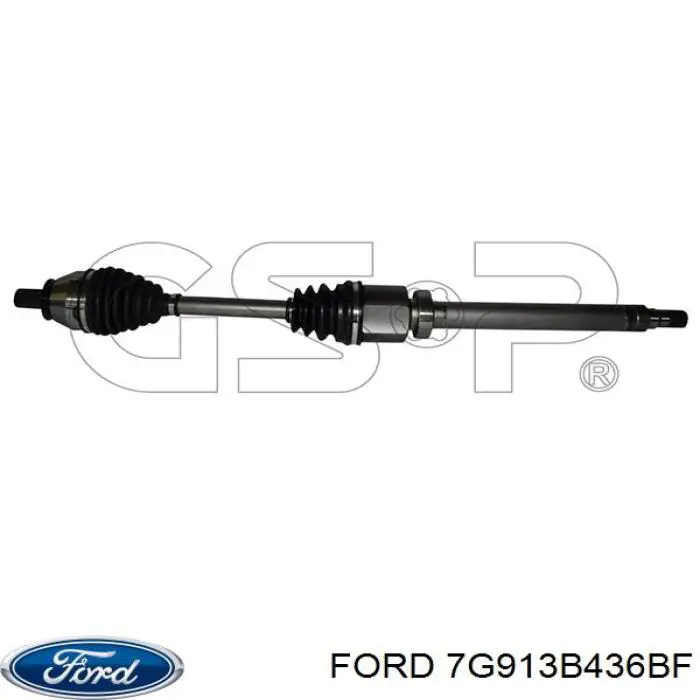 7G913B436BF Ford Semieixo (acionador) dianteiro direito