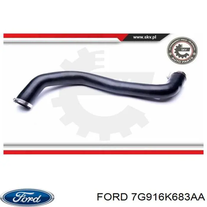 Mangueira (cano derivado) de intercooler Ford 7G916K683AA preço, a partir de 51,22 USD