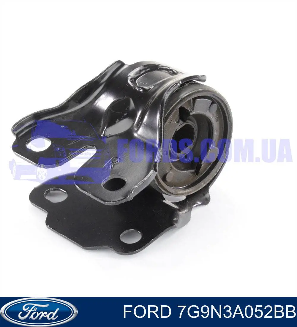 7G9N3A052BB Ford Braço oscilante inferior direito de suspensão dianteira