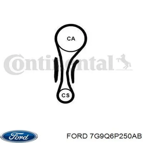 Correia do mecanismo de distribuição de gás, kit Ford 7G9Q6P250AB preço, a partir de 271,02 USD