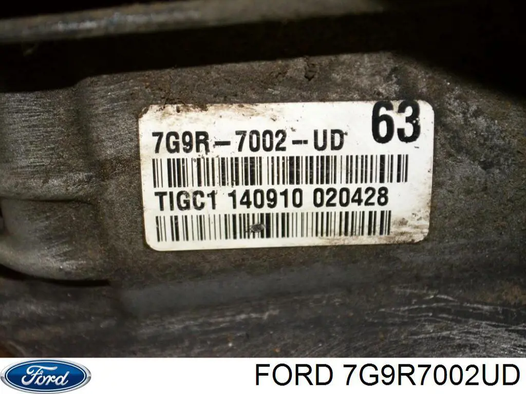 Compre 7G9R7002UD Ford Caixa de Mudança montada (caixa mecânica de velocidades)