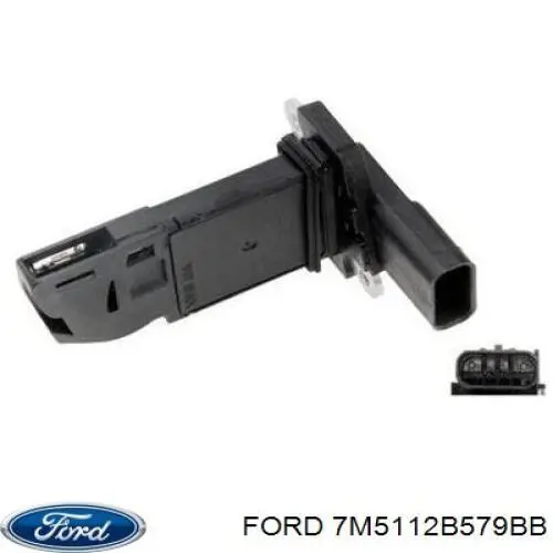 Sensor de fluxo (consumo) de ar, medidor de consumo M.A.F. - (Mass Airflow) Ford 7M5112B579BB preço, a partir de 28,94 USD