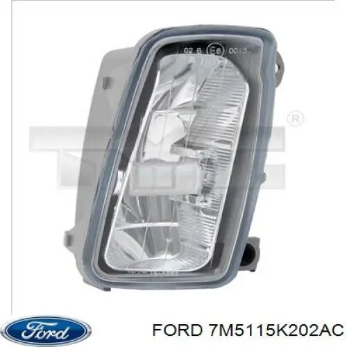 7M5115K202AC Ford Luzes de nevoeiro esquerdas