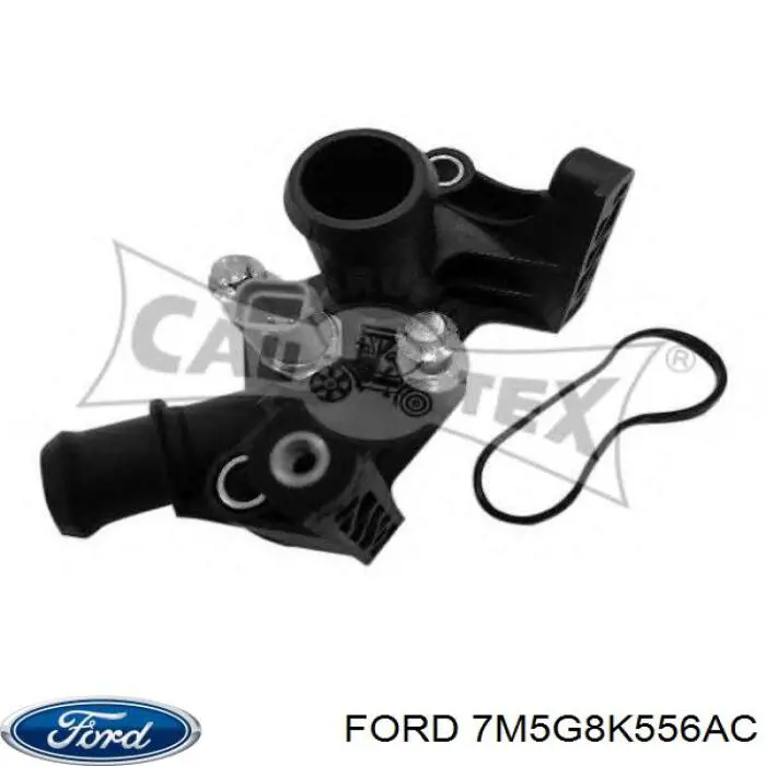 7M5G8K556AC Ford Flange do sistema de esfriamento (união em T)