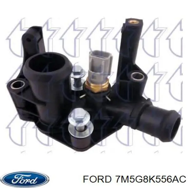 Flange do sistema de esfriamento (união em T) Ford 7M5G8K556AC preço, a partir de 32,68 USD