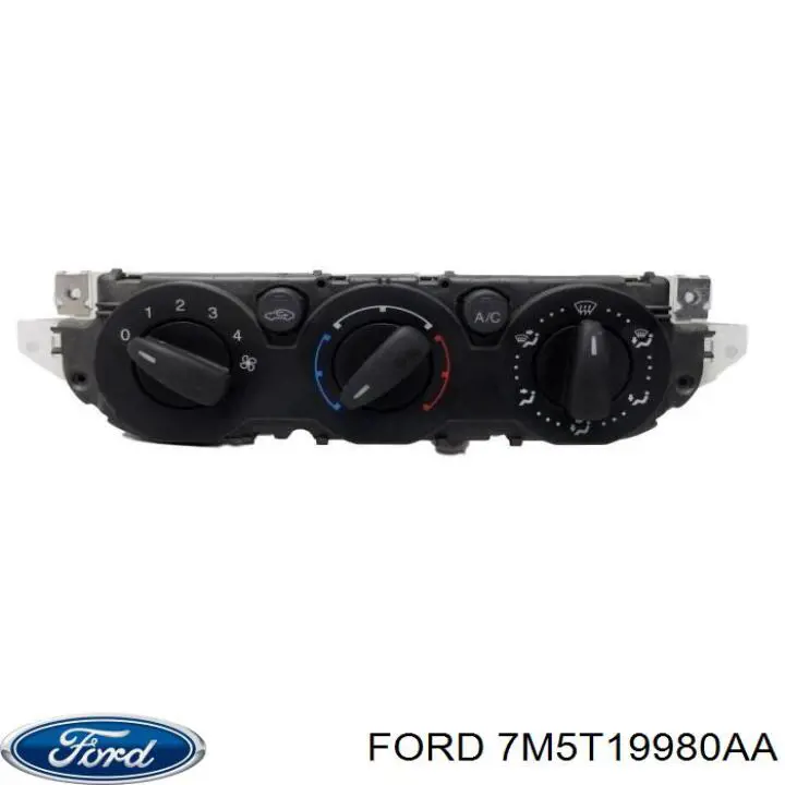 7M5T19980AA Ford Unidade de controlo dos modos de aquecimento/condicionamento
