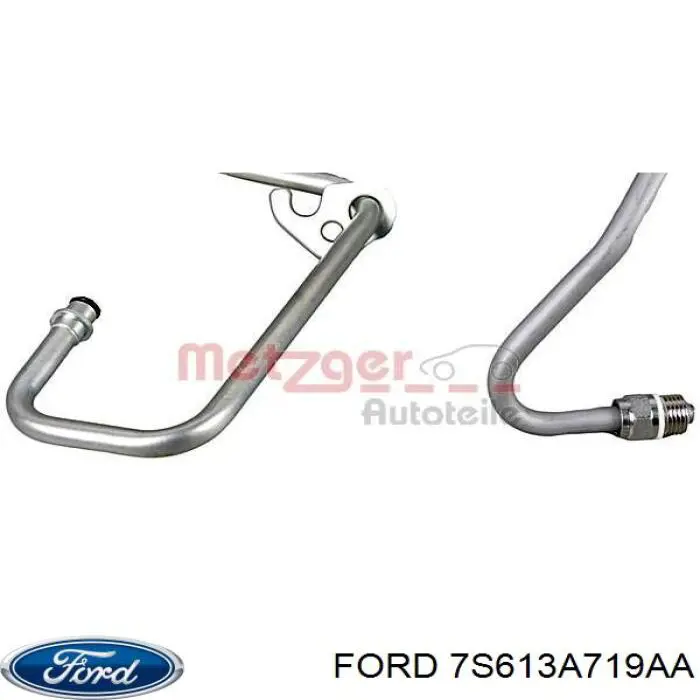 Mangueira da Direção hidrâulica assistida de pressão alta desde a bomba até a régua (do mecanismo) Ford 7S613A719AA preço, a partir de 97,71 USD