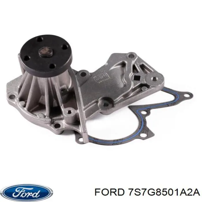 7S7G8501A2A Ford Bomba de água (bomba) de esfriamento