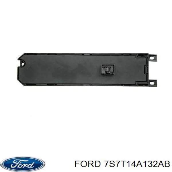 7S7T14A132AB Ford Unidade de botões dianteira esquerda de controlo de elevador de vidro