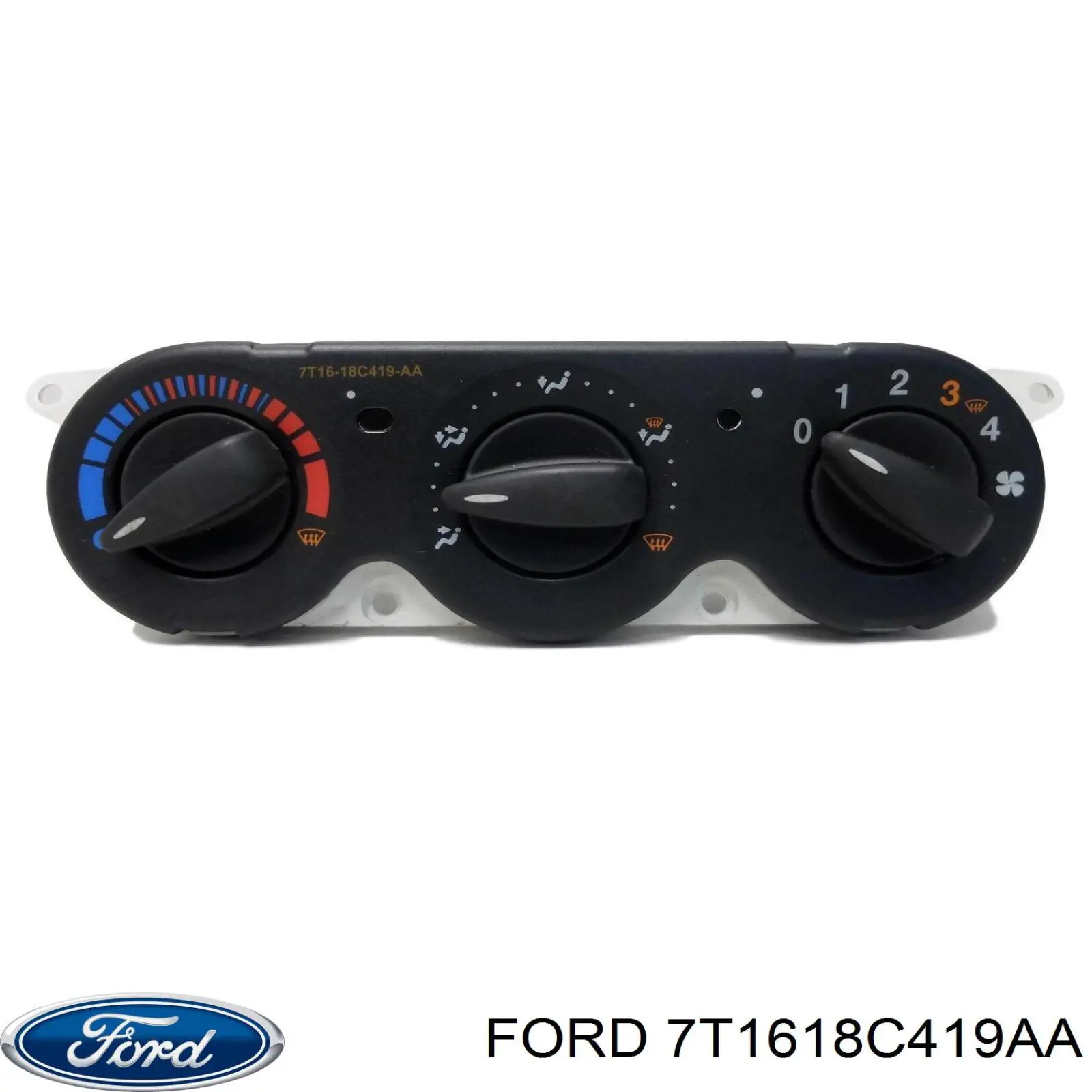 1451445 Ford Unidade de controlo dos modos de aquecimento/condicionamento