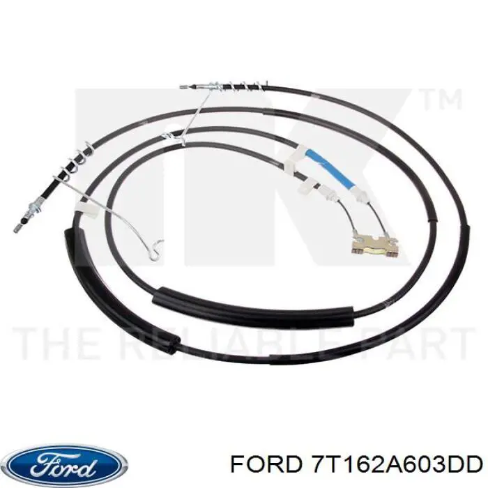 Cabo traseiro direito/esquerdo do freio de estacionamento Ford 7T162A603DD preço, a partir de 53,63 USD