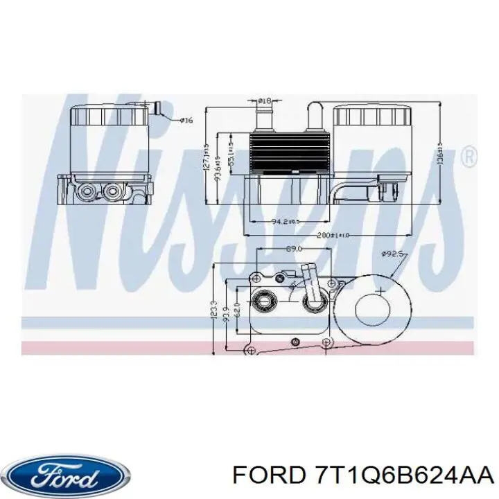 Caixa do filtro de óleo Ford 7T1Q6B624AA preço, a partir de 50,77 USD