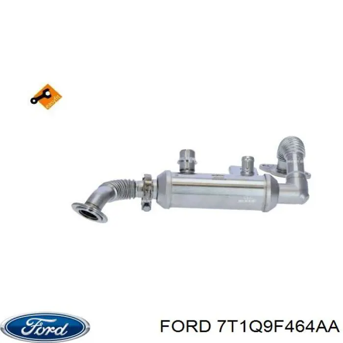 Radiador do sistema EGR de recirculação dos gases de escape Ford 7T1Q9F464AA preço, a partir de 105,56 USD
