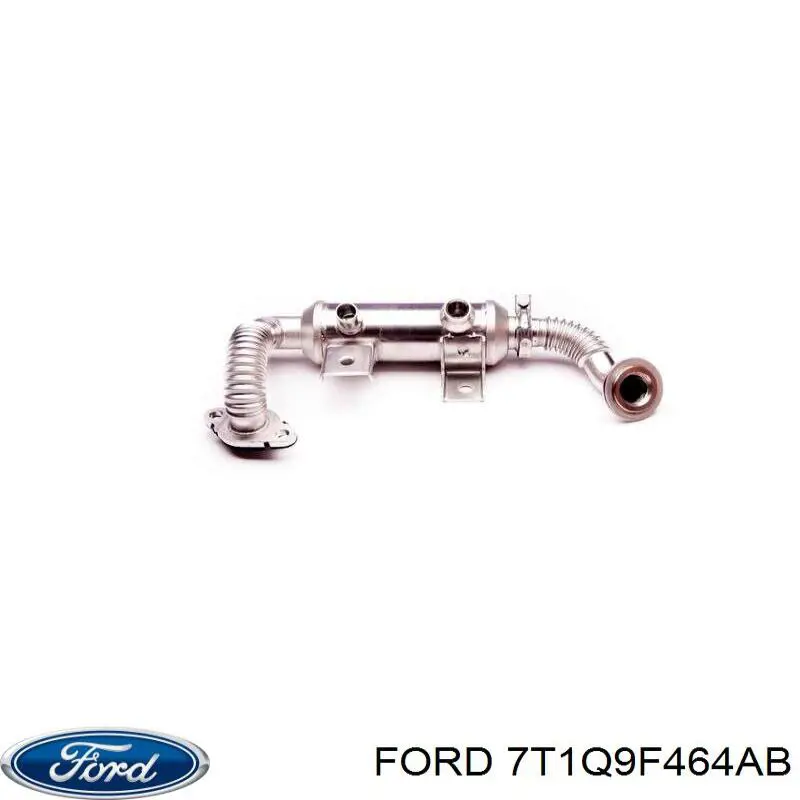 7T1Q9F464AB Ford Radiador do sistema EGR de recirculação dos gases de escape