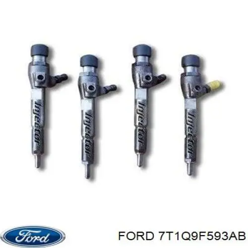 7T1Q9F593AB Ford Injetor de injeção de combustível