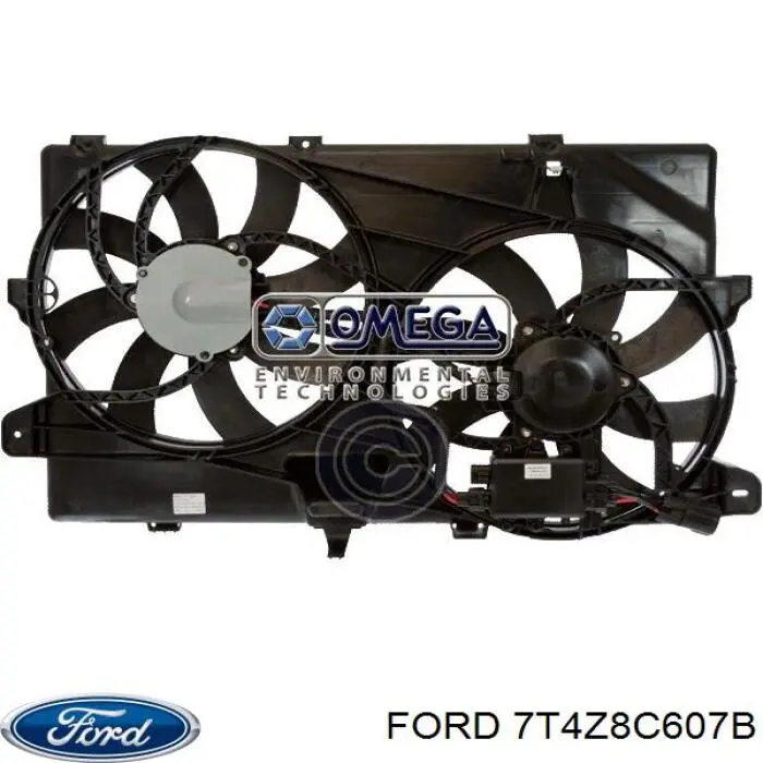 Compre Ventilador elétrico de esfriamento montado (motor + roda de aletas) Ford Edge 1