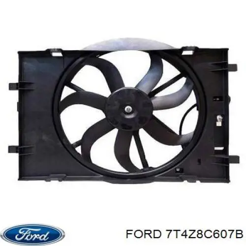 Ventilador elétrico de esfriamento montado (motor + roda de aletas) Ford Edge preço, a partir de 936,90 USD