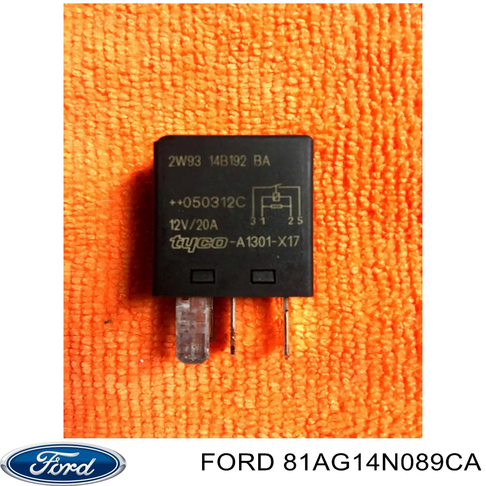 81AG14N089CA Ford Relê de ventilador