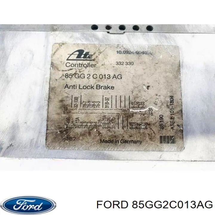  Ford 85GG2C013AG