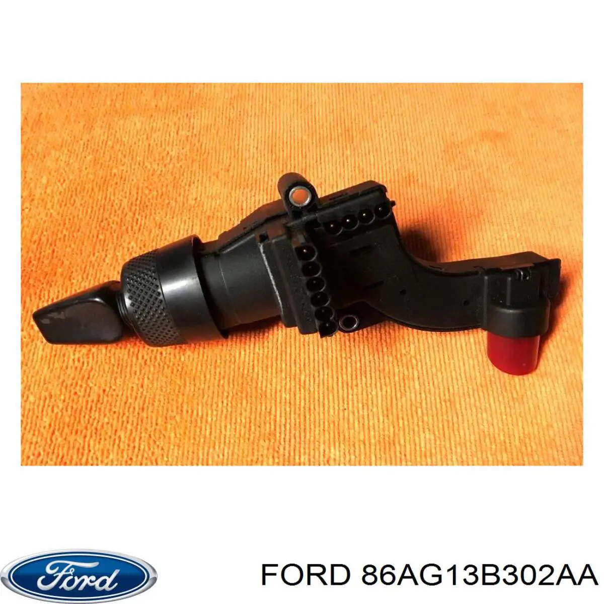 86AG13B302AA Ford Comutador esquerdo instalado na coluna da direção