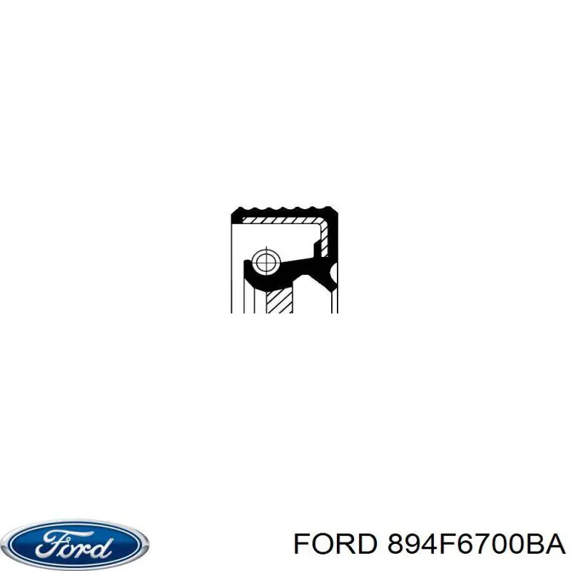 894F6700BA Ford Vedação dianteira de cambota de motor