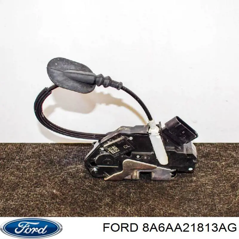 8A6AA21813AG Ford Fecho da porta dianteira esquerda