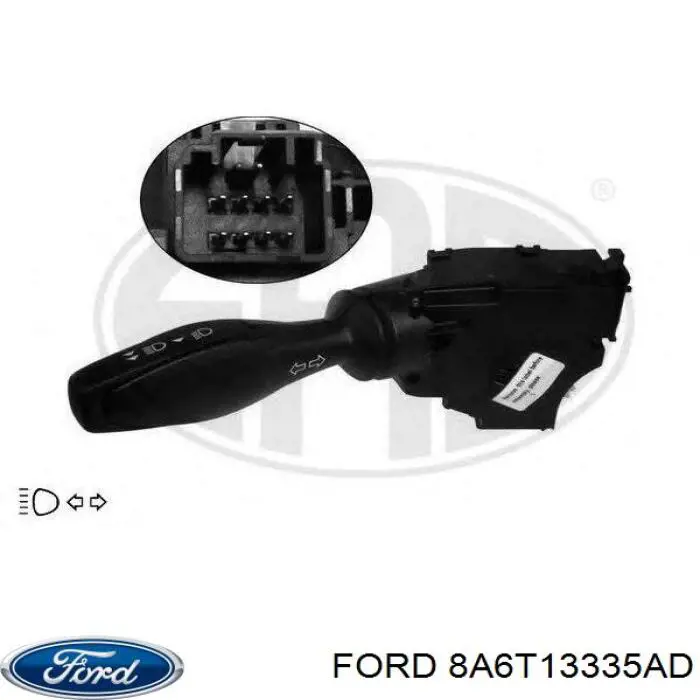 Comutador esquerdo instalado na coluna da direção Ford 8A6T13335AD preço, a partir de 40,86 USD