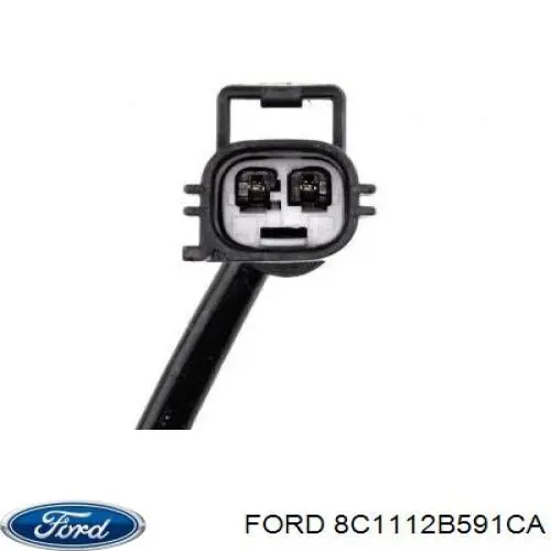 8C1112B591CA Ford Sensor de temperatura dos gases de escape (GE), até o catalisador