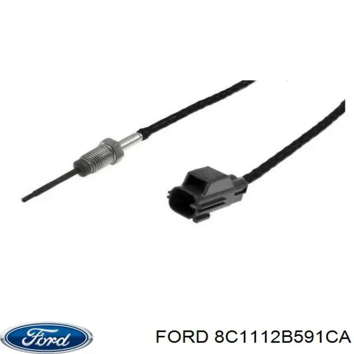 Sensor de temperatura dos gases de escape (GE), até o catalisador Ford 8C1112B591CA preço, a partir de 71,51 USD