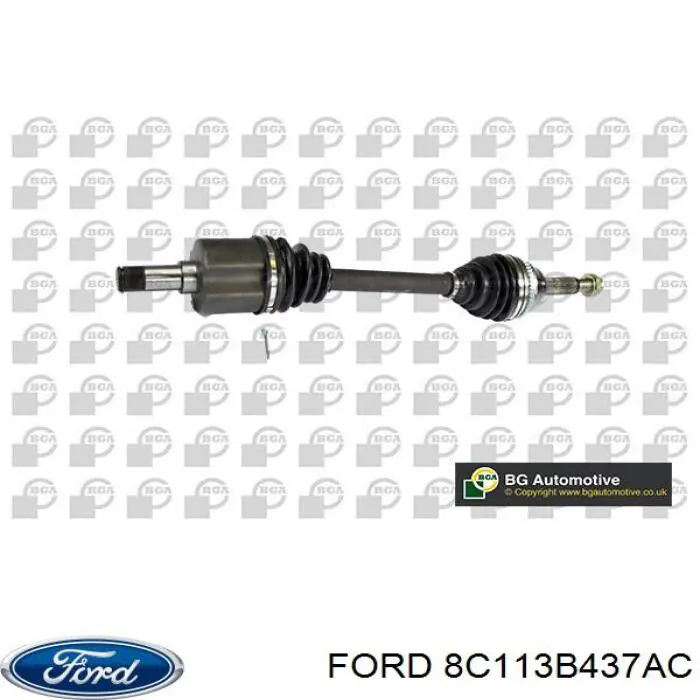 Compre 8C113B437AC Ford Semieixo (acionador) dianteiro esquerdo
